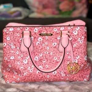 Michael Kors floral satchel